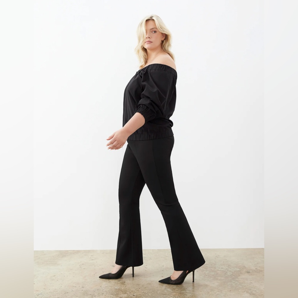 GSTQ All-Day Flare Pant in Black Beauty